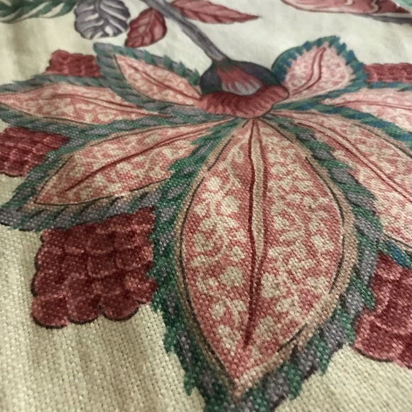 Vintage Floral Canvas Fabric - Picture 3 of 6